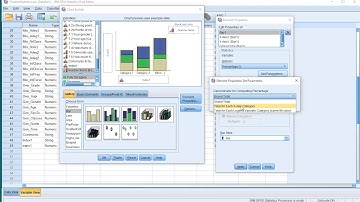 SPSS - Stacked bar chart of multiple variables (via restructure)