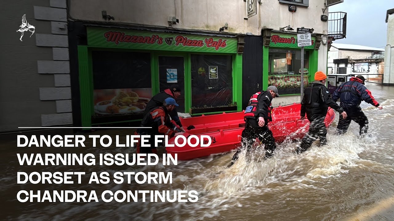 Danger to life flood warning issued in Dorset as Storm Chandra continues