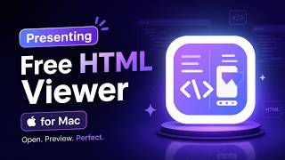 I Built a FREE HTML Editor for Mac (Live Preview + Export in Seconds)