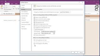 How To Turn Spell Check On Or Off In Onenote