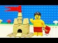 Lego Build A Sand Castle - At The Beach