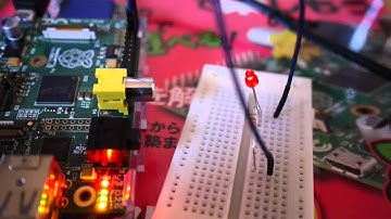 Raspberry PiでPWM Lチカ ロウソクのゆらぎ編