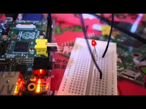 Raspberry PiでPWM Lチカ ロウソクのゆらぎ編