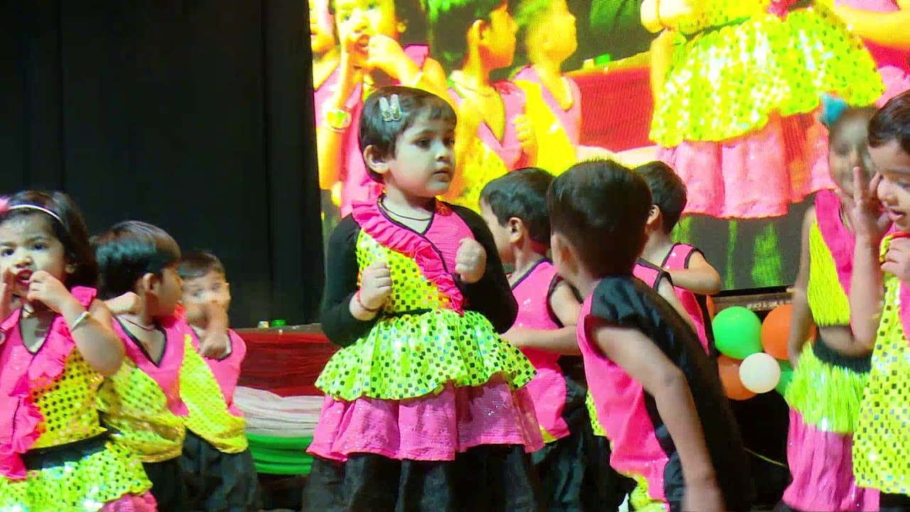 Nursery Dance in Annual function (Little Angels School) - YouTube