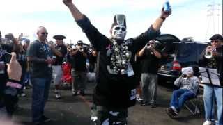 The autumn wind - fight song of oakland raiders played by jim ott
brass ensemble for tailgaters at jags vs game, 10/21/12. we had so
much...