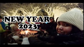 Fireworks Display Edmonton Canada &  Dinner at Boston Pizza - New Year 2023