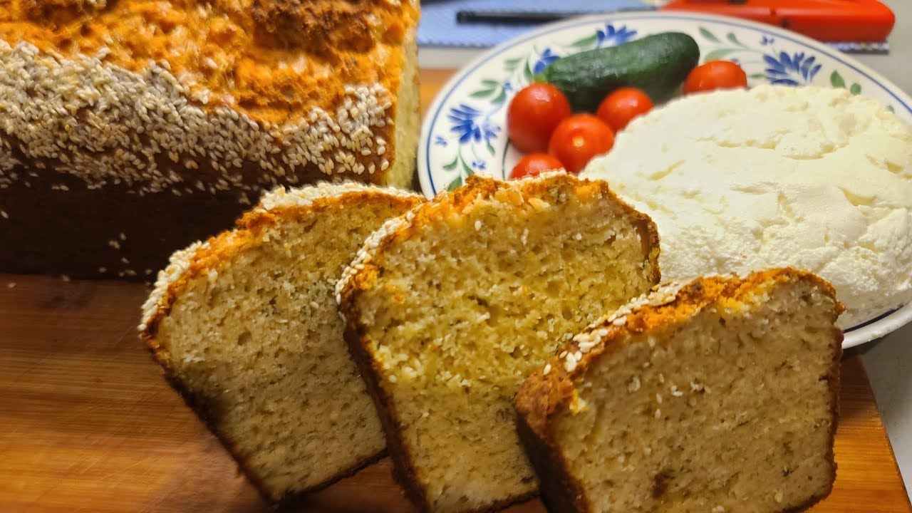 PÂINE FĂRĂ FĂINĂ ȘI BRÂNZĂ DE CASĂ 👩‍🍳👩‍🍳👩‍🍳