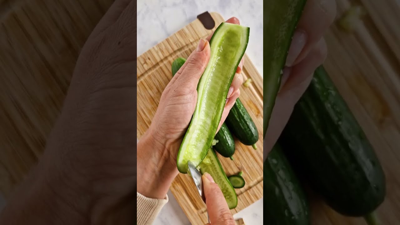 Gurken Snack | High Protein Rezept - YouTube