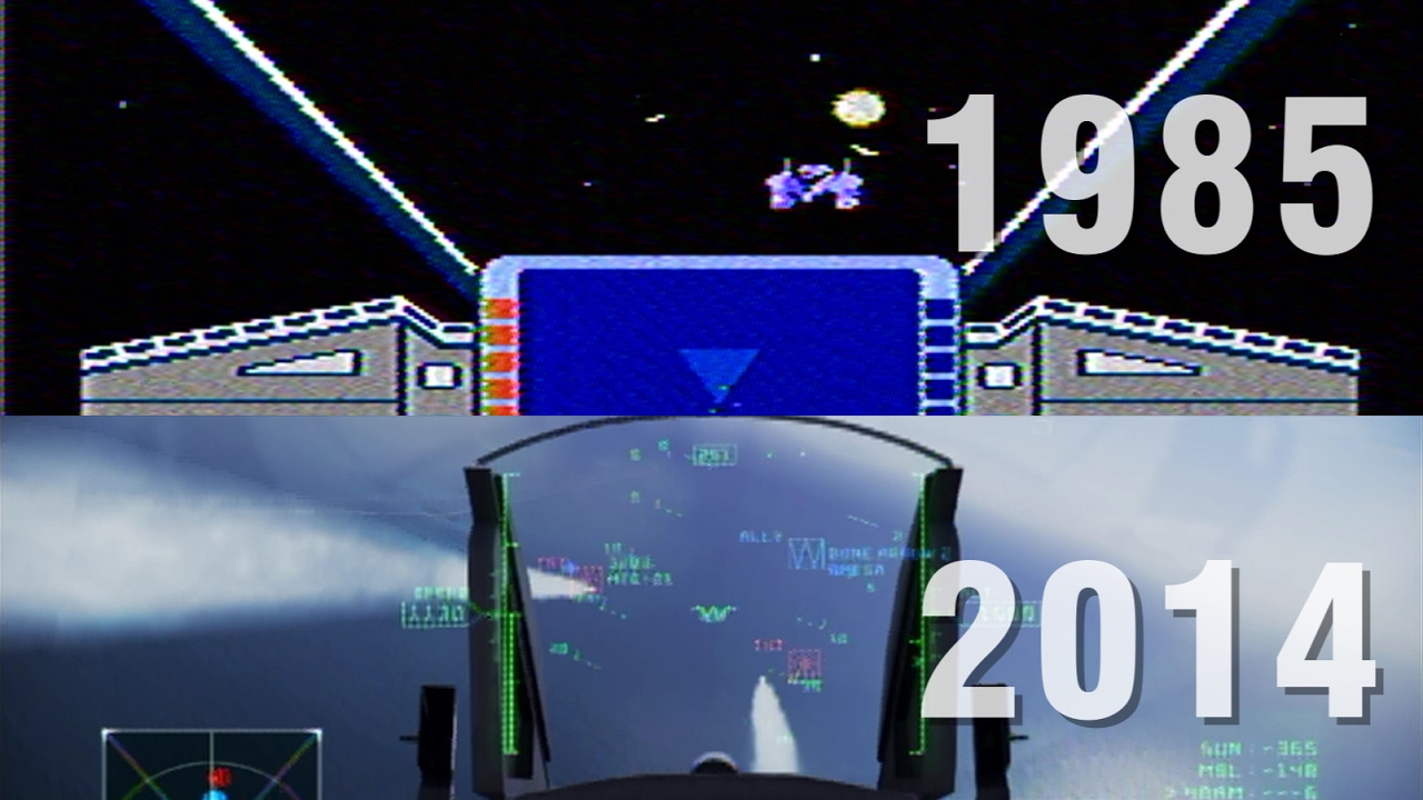 Evolution of Air Combat Games 1985~2016年の戦闘機ゲームの歴史を