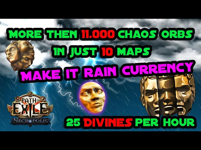 I made 75 Divines in just 10 Maps With this Currency Farm Strategy | Poe 3.24 Necropolis League class=