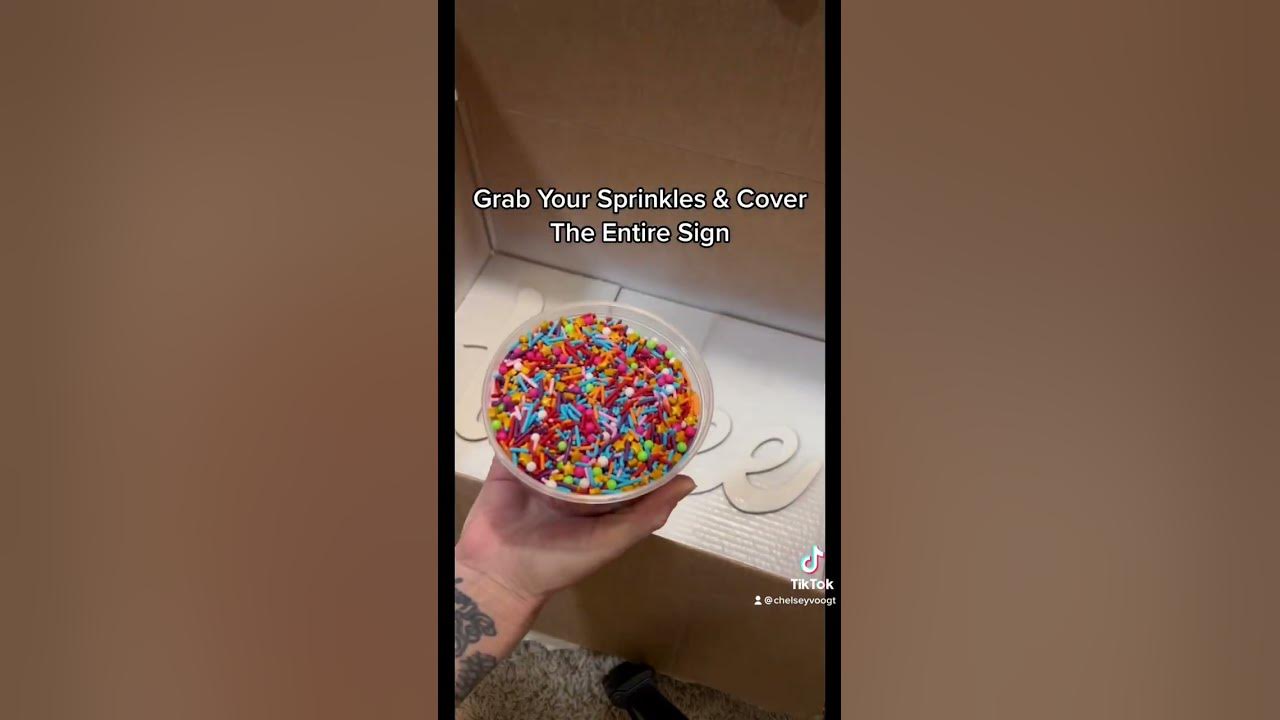 D.I.Y Sprinkle Party Decor 🎉