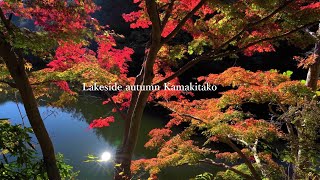 鎌北湖の紅葉 湖面に映える色彩 Youtube