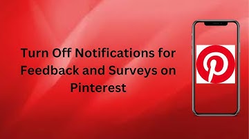 How to Turn Off Notifications for Feedback and Surveys on Pinterest? | Technologyglance