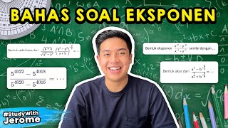 SERU! BAHAS 15 SOAL EKSPONEN (AKAR & PANGKAT)! | STUDY WITH JEROME POLIN