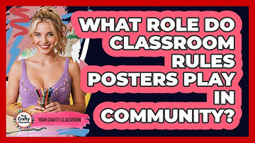What Role Do Classroom Rules Posters Play In Community? - Your Crafty Classroom
