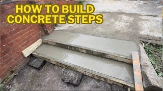 How to build concrete steps in a day by Build and repair and restore 6,112 views 2 months ago 37 minutes