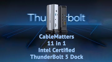CableMatters Thunderbolt 5 Dock!  Not bad