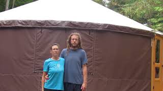 We Got The Yurt Up How The Yurt Raising Party Went. Homesteading Through Our Eyes