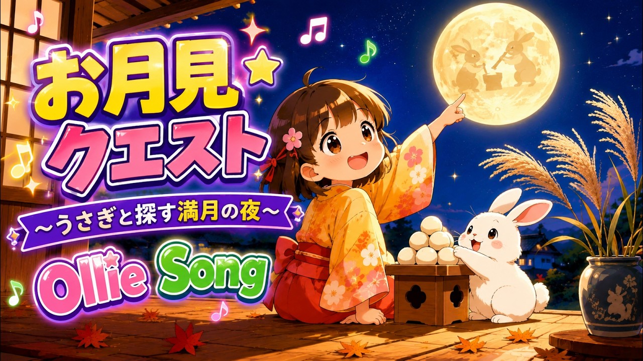 お月見クエスト ～うさぎと探す満月の夜～ - YouTube