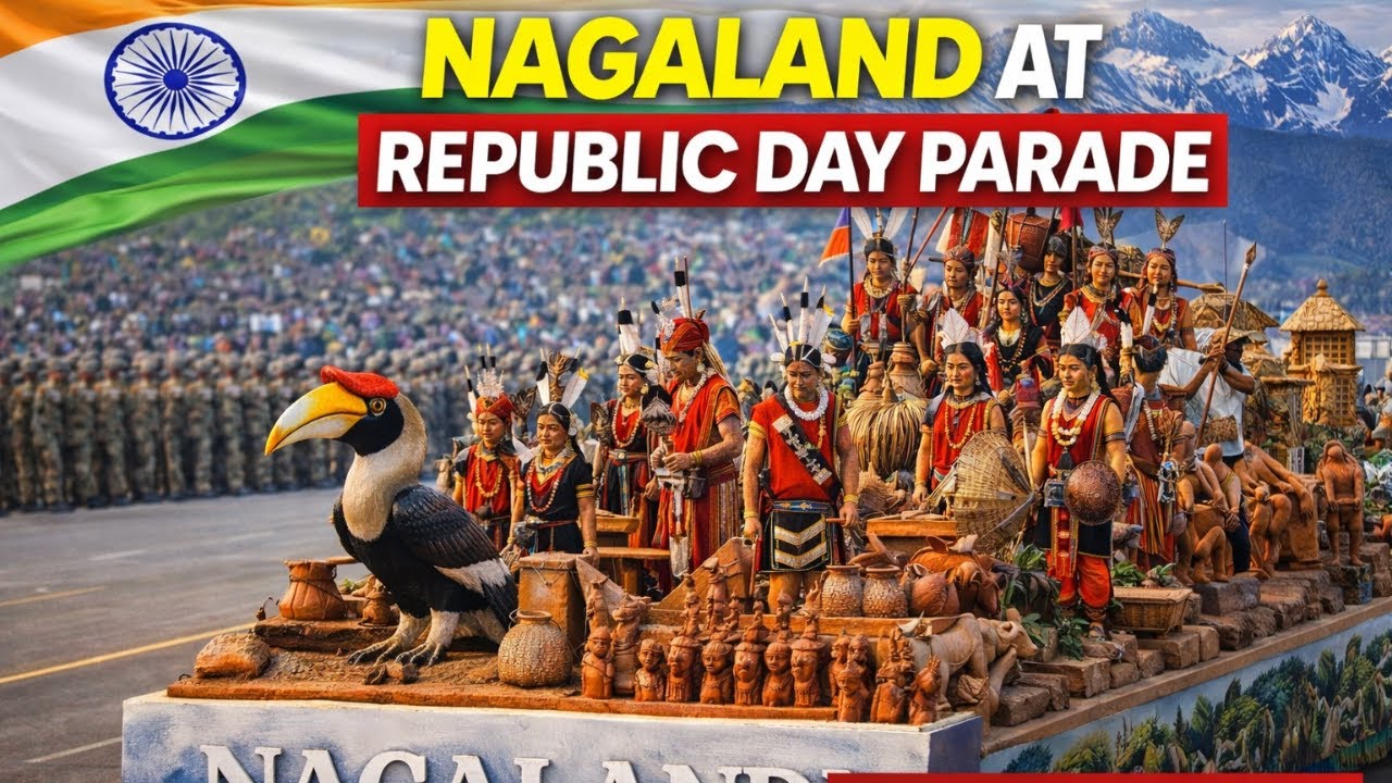 Nagaland Hornbill Festival Tableau at Republic Day Parade 2026