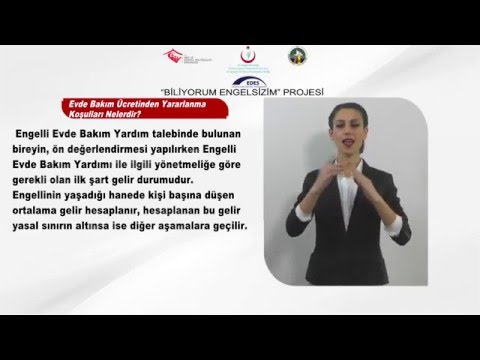 Evde Bakım Ücretinden Yararlanma Şartları Nelerdir?