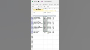 Learn Excel: Advanced Filtering #excel
