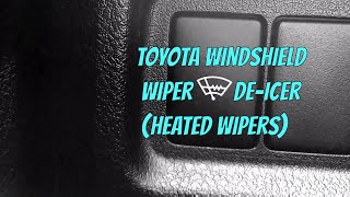 Check out my other videos! www.howtocarguy.com did you know that can
warm up your windshield wipers if have this button in toyota?? th...