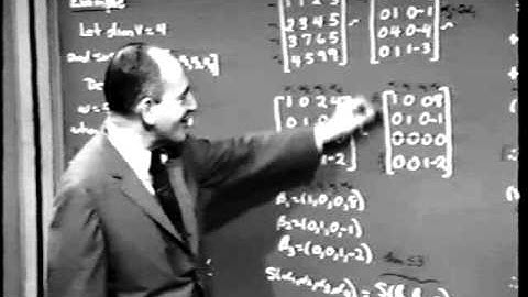 Part III: Linear Algebra, Lec 3: Constructing Bases