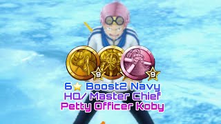 6⭐️ Boost2 Navy HQ/ Master Chief Petty Officer Koby (Decent Runner) One Piece Bounty Rush
