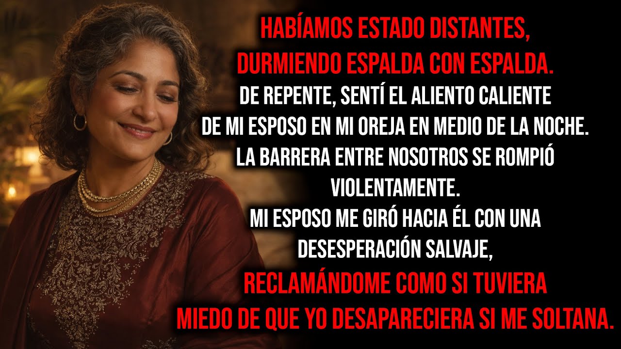 Necesito sentirte," confesó mi esposo. Hacía meses que no me tocaba así...