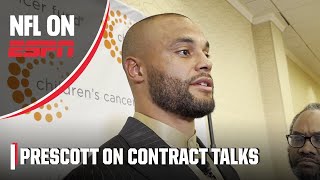 Dak Prescott Addresses Contract Talks With Dallas Cowboys Nfl On Espn