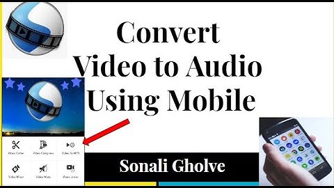 Convert video to audio using Mobile| OpenShot video editing