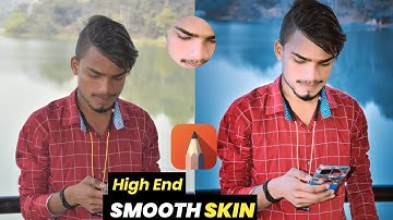 Skin Smoothing Editing tutorial in autodesk sketchbook | How to Smooth & glow your face -AJJUEDITING