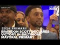 Scott defeats Sheila Dixon in Baltimore mayoral primary, AP projects