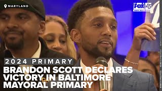 Scott defeats Sheila Dixon in Baltimore mayoral primary, AP projects