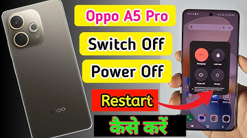 Oppo a5 pro 5g switch off kaise kare/Oppo a5 pro power off/Oppo switch off