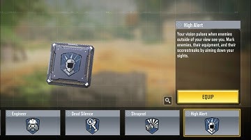 How to UNLOCK/GET High Alert Perk in COD Mobile