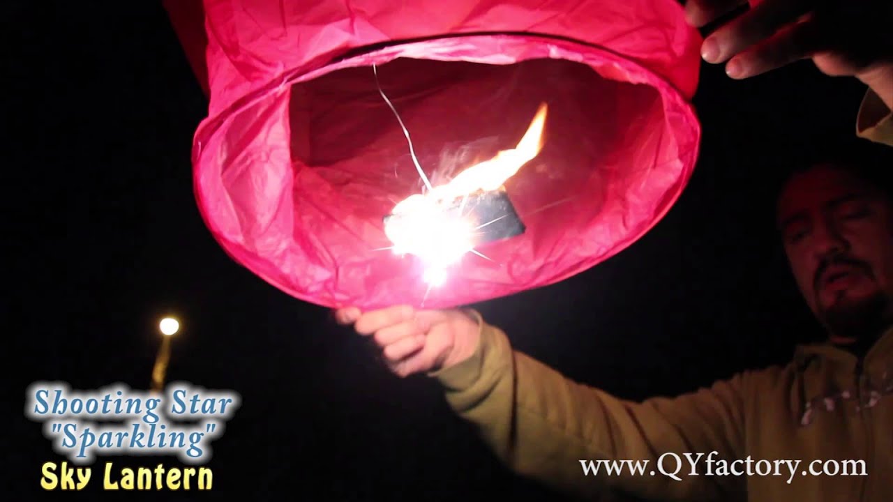 Sparkle Sky Lantern Video YouTube