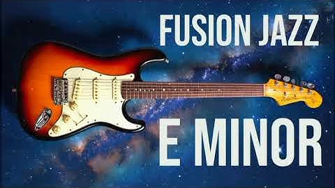 Slow Fusion Jazz Backing Track in E Minor