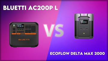 Bluetti AC200P L vs EcoFlow Delta Max 2000 Technical Comparison