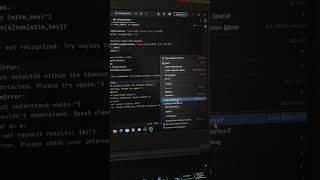 #voiceassistant Turning my voice into commands ⚡ #python #trendingshorts #music #india #subscribe