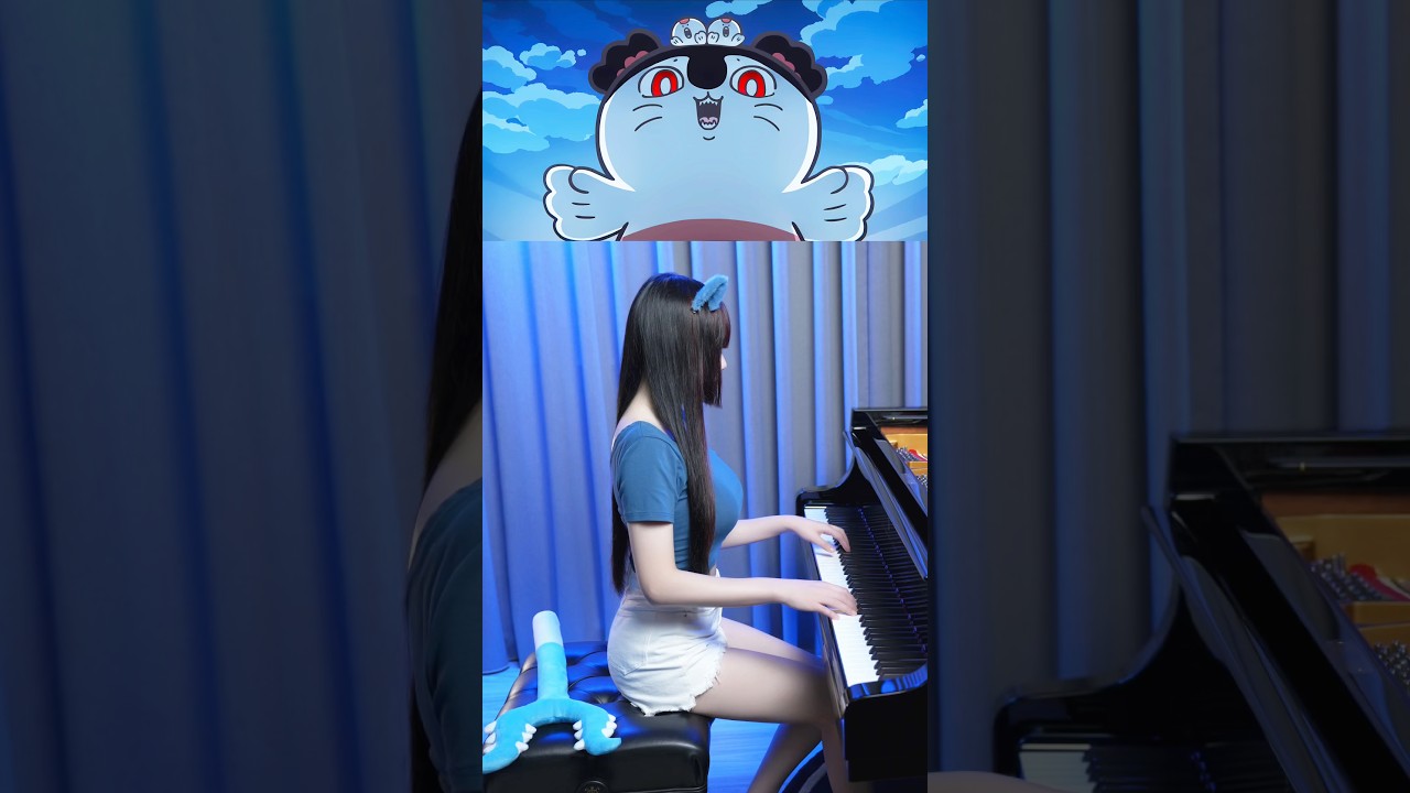 Chiikawa: The Secret Of The Mermaid Island「Shima no Uta / Kyou no Hi wa Sayounara」Piano Cover🐟#Piano 縮圖
