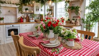 Thrifting Red Gingham: Finding Vintage Charm for Spring Cottage Decor