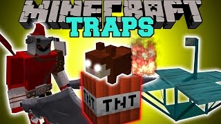 Minecraft: TRAPS (TRAP ANIMALS & MOBS, EXPLODING RODENTS, & LORD OF DEMONS!) Mod Showcase