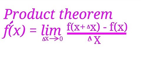 Product theorem