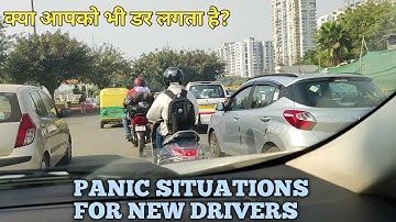 Panic situation for new drivers in traffic and how to tackle it with clutch use | Drivewithsidhant