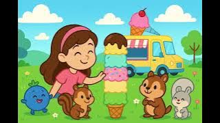 Maddy’s Tasty Counting Song 🍦 | Learn Numbers 1 to 10 with Ice Cream Fun!