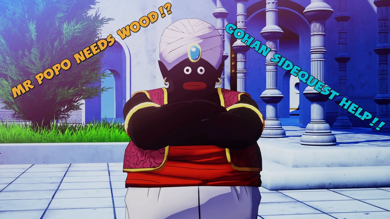 Dragonball ZKakarot Gohan Sidequest for sticks! [HOW TO FIND