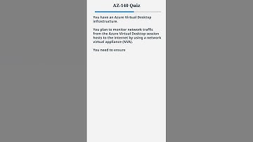 Can You Predict the Future of Configuring and Operating Azure Virtual Desktop Exam? #AZ140 #shorts