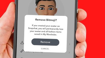 How to Remove Bitmoji From Snapchat | New Update | 2023